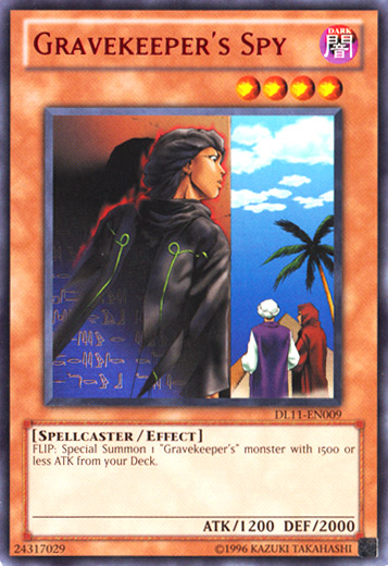 Gravekeeper's Spy (Red) [DL11-EN009] Rare | Game Master's Emporium (The New GME)