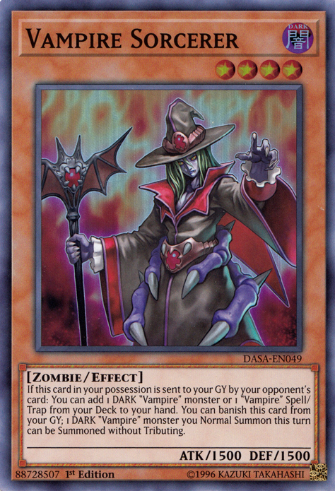 Vampire Sorcerer [DASA-EN049] Super Rare | Game Master's Emporium (The New GME)