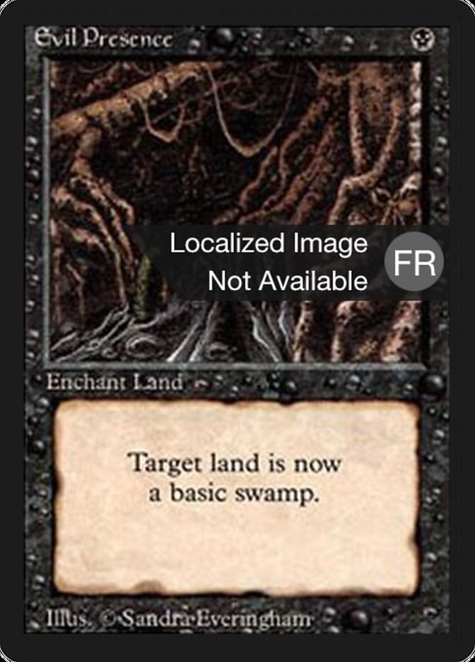 Evil Presence [Foreign Black Border] | Game Master's Emporium (The New GME)