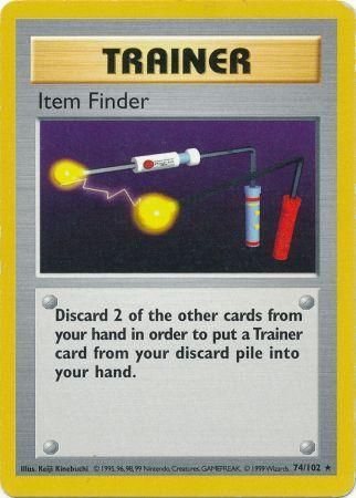 Item Finder (74/102) [Base Set Shadowless Unlimited] | Game Master's Emporium (The New GME)