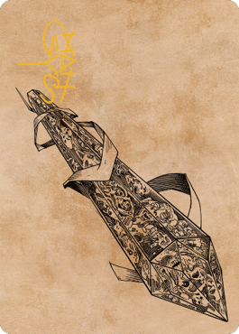 Stonespeaker Crystal Art Card (Gold-Stamped Signature) [Commander Legends: Battle for Baldur's Gate Art Series] | Game Master's Emporium (The New GME)