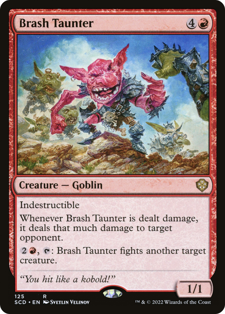 Brash Taunter [Starter Commander Decks] | Game Master's Emporium (The New GME)