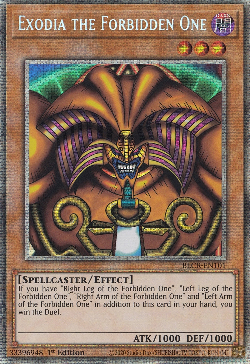 Exodia the Forbidden One [BLCR-EN101] Starlight Rare | Game Master's Emporium (The New GME)