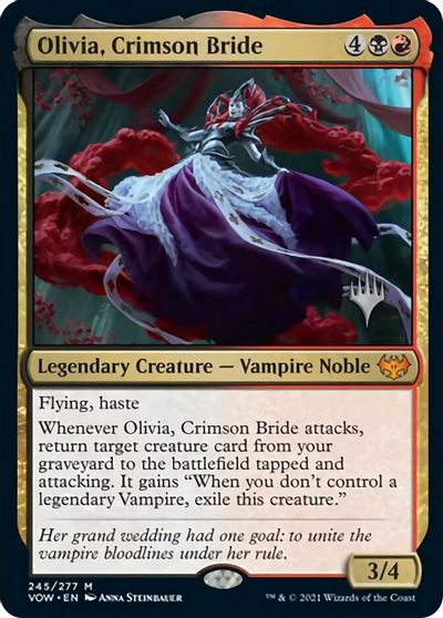 Olivia, Crimson Bride (Promo Pack) [Innistrad: Crimson Vow Promos] | Game Master's Emporium (The New GME)