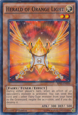 Herald of Orange Light [BP03-EN050] Shatterfoil Rare | Game Master's Emporium (The New GME)