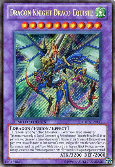 Dragon Knight Draco-Equiste [CT07-EN003] Secret Rare | Game Master's Emporium (The New GME)