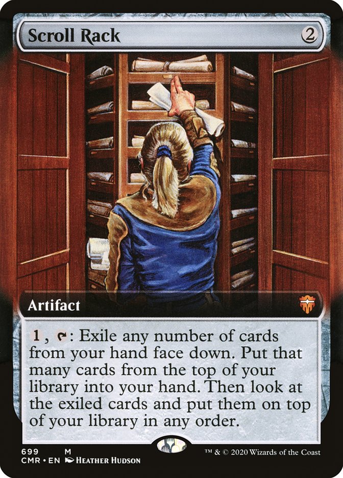 Scroll Rack (Extended Art) [Commander Legends] | Game Master's Emporium (The New GME)