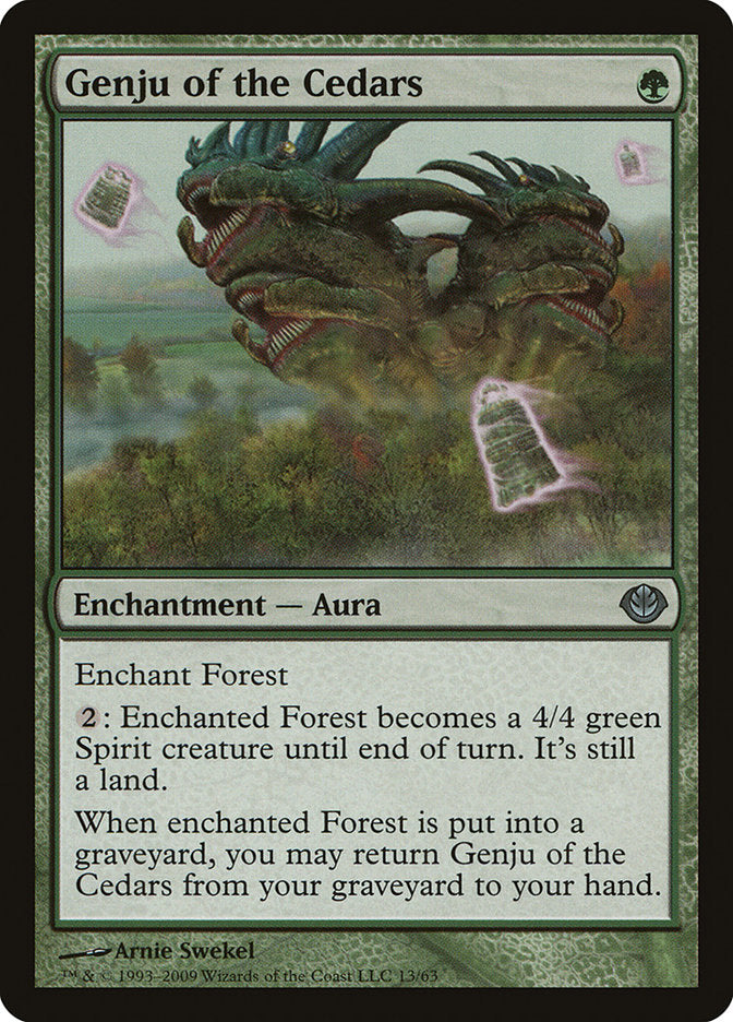 Genju of the Cedars [Duel Decks: Garruk vs. Liliana] | Game Master's Emporium (The New GME)