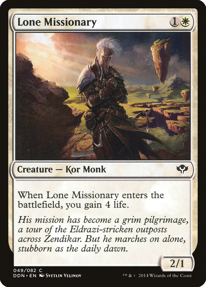 Lone Missionary [Duel Decks: Speed vs. Cunning] | Game Master's Emporium (The New GME)
