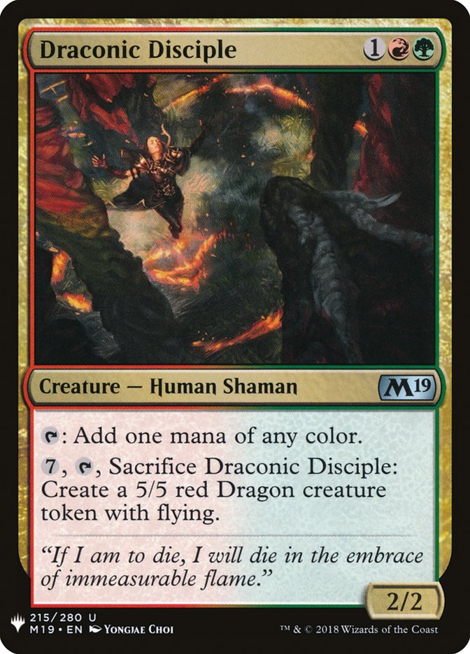 Draconic Disciple [Mystery Booster] | Game Master's Emporium (The New GME)