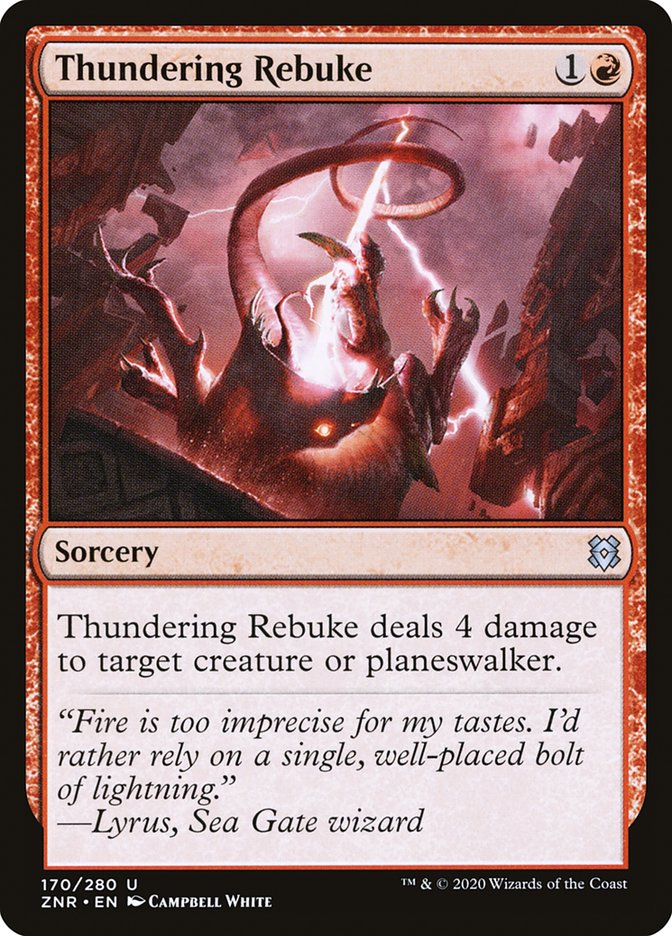 Thundering Rebuke [Zendikar Rising] | Game Master's Emporium (The New GME)