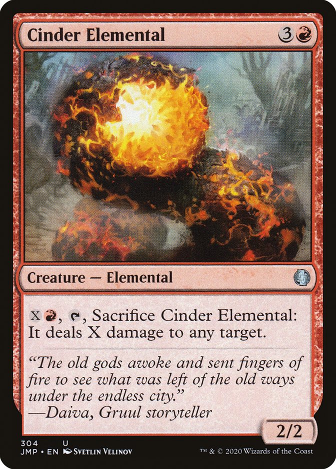 Cinder Elemental [Jumpstart] | Game Master's Emporium (The New GME)