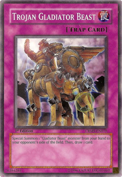 Trojan Gladiator Beast [CRMS-EN078] Common | Game Master's Emporium (The New GME)