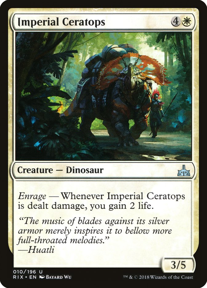 Imperial Ceratops [Rivals of Ixalan] | Game Master's Emporium (The New GME)