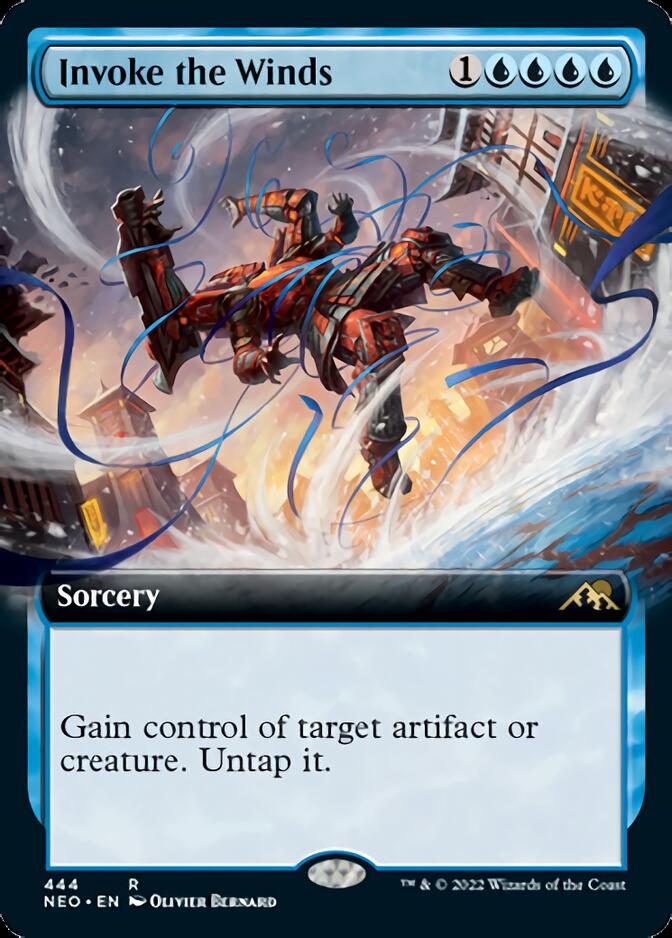 Invoke the Winds (Extended Art) [Kamigawa: Neon Dynasty] | Game Master's Emporium (The New GME)