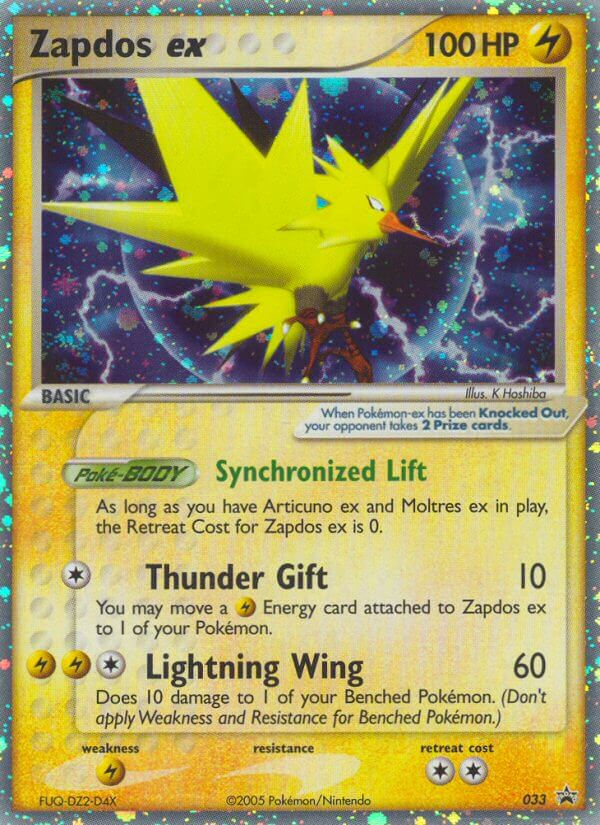 Zapdos ex (033) [Nintendo: Black Star Promos] | Game Master's Emporium (The New GME)