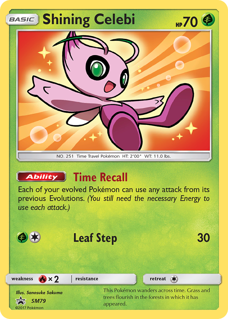 Shining Celebi (SM79) [Sun & Moon: Black Star Promos] | Game Master's Emporium (The New GME)