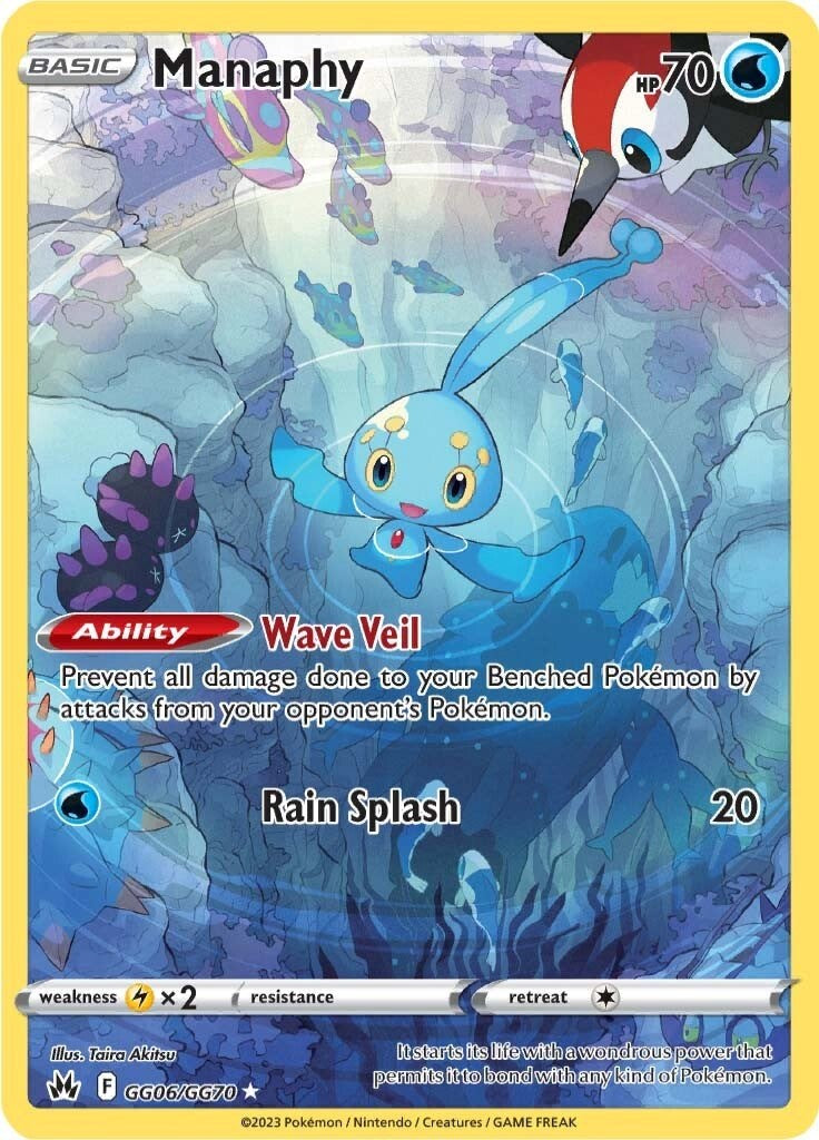 Manaphy (GG06/GG70) [Sword & Shield: Crown Zenith] | Game Master's Emporium (The New GME)