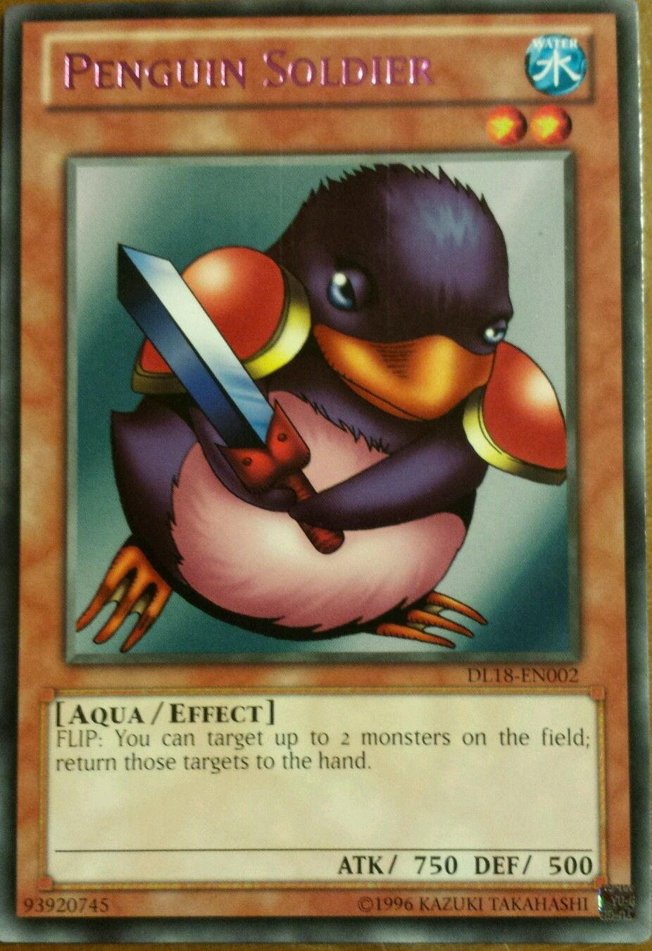 Penguin Soldier (Purple - DL18) [DL18-EN002] Rare | Game Master's Emporium (The New GME)