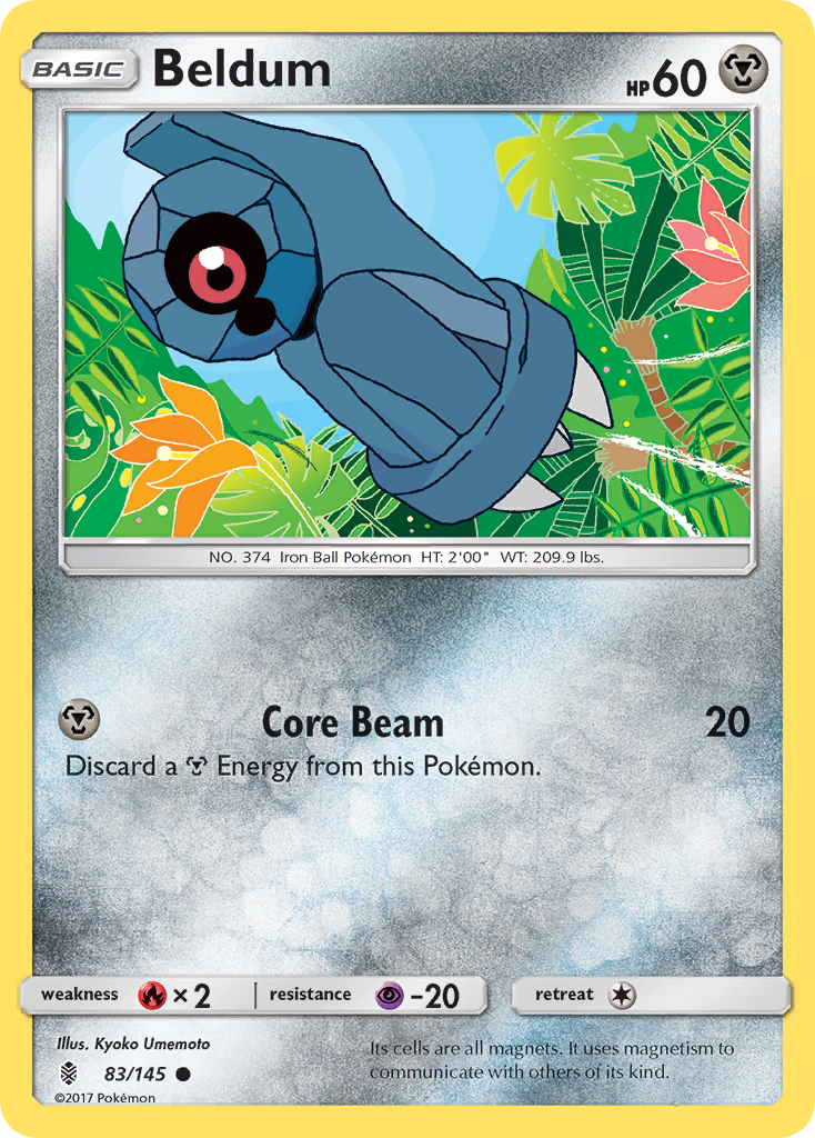 Beldum (83/145) [Sun & Moon: Guardians Rising] | Game Master's Emporium (The New GME)