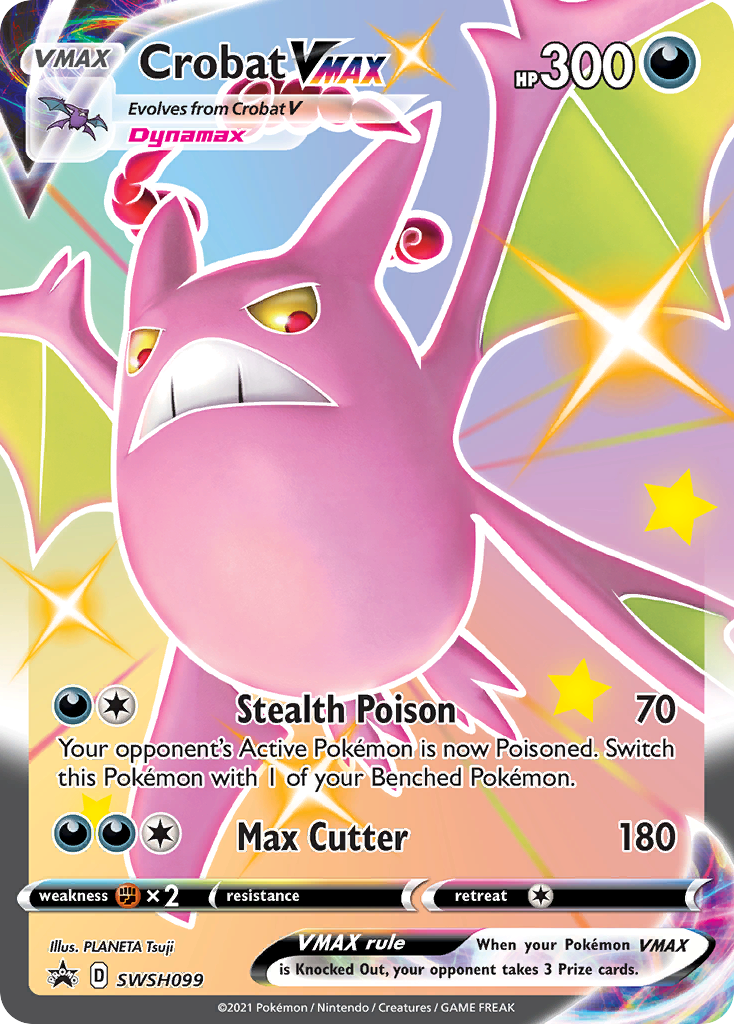 Crobat VMAX (SWSH099) [Sword & Shield: Black Star Promos] | Game Master's Emporium (The New GME)