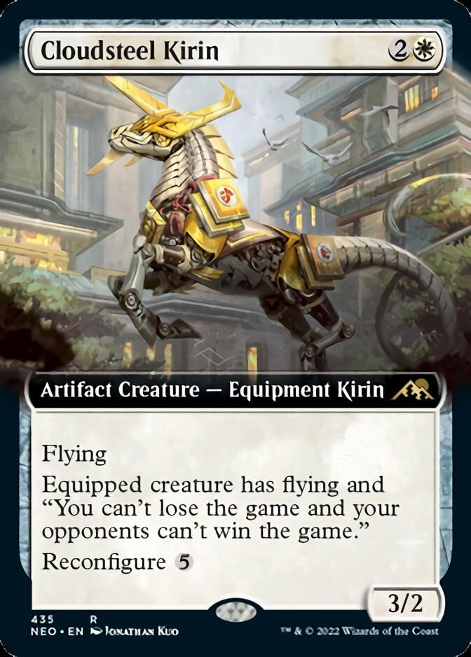 Cloudsteel Kirin (Extended Art) [Kamigawa: Neon Dynasty] | Game Master's Emporium (The New GME)