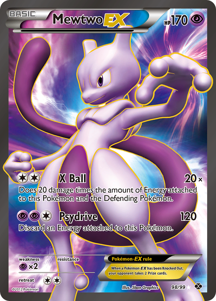 Mewtwo EX (98/99) [Black & White: Next Destinies] | Game Master's Emporium (The New GME)