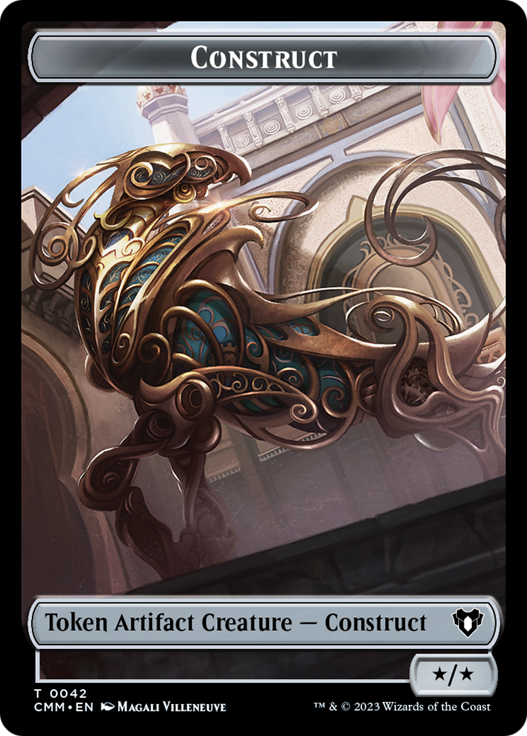 Construct Token (42) [Commander Masters Tokens] | Game Master's Emporium (The New GME)