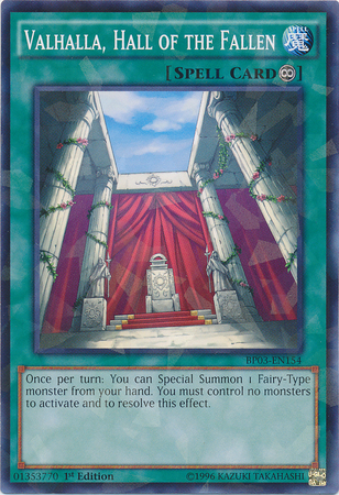 Valhalla, Hall of the Fallen [BP03-EN154] Shatterfoil Rare | Game Master's Emporium (The New GME)