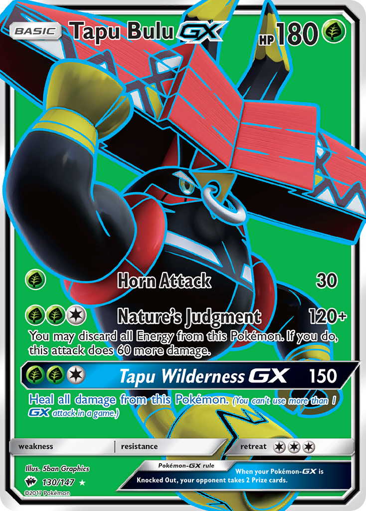 Tapu Bulu GX (130/147) [Sun & Moon: Burning Shadows] | Game Master's Emporium (The New GME)