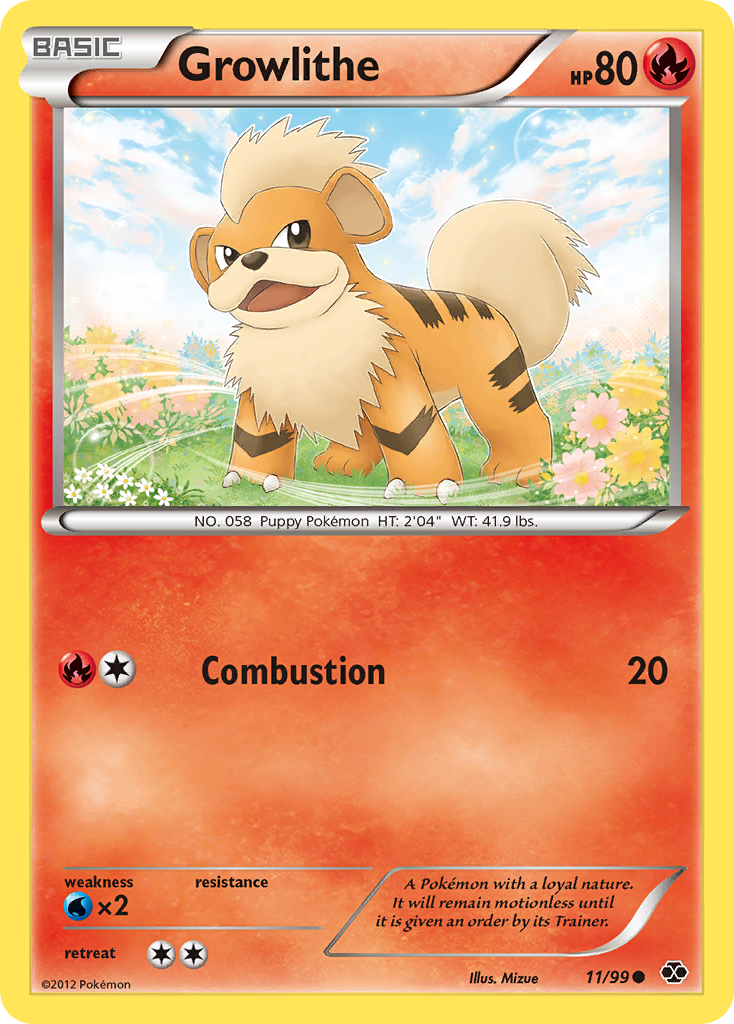 Growlithe (11/99) [Black & White: Next Destinies] | Game Master's Emporium (The New GME)