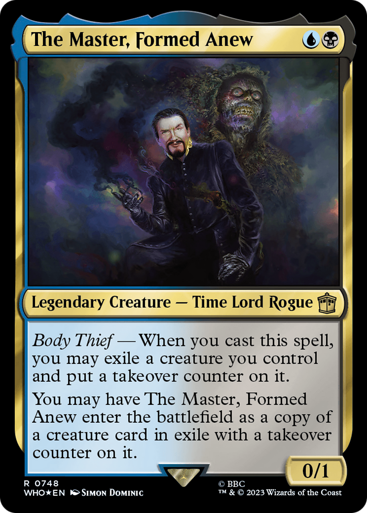 The Master, Formed Anew (Surge Foil) [Doctor Who] | Game Master's Emporium (The New GME)