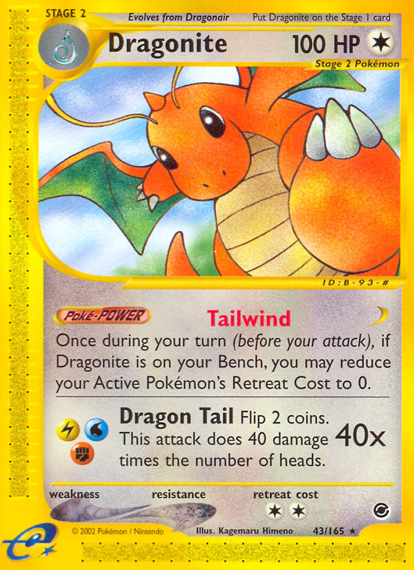 Dragonite (43/165) [Expedition: Base Set] | Game Master's Emporium (The New GME)