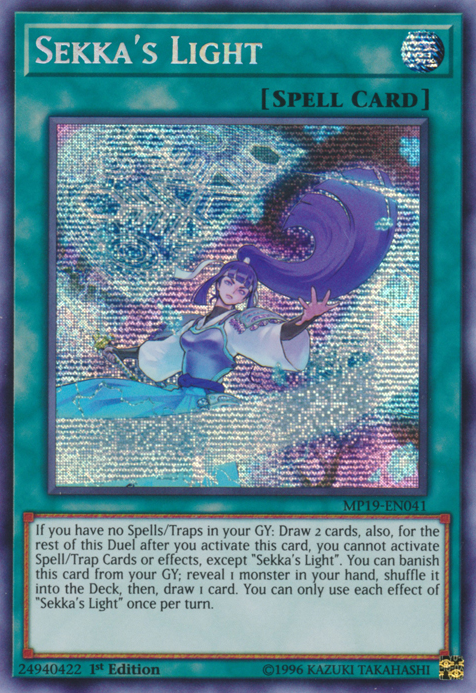 Sekka's Light [MP19-EN041] Prismatic Secret Rare | Game Master's Emporium (The New GME)