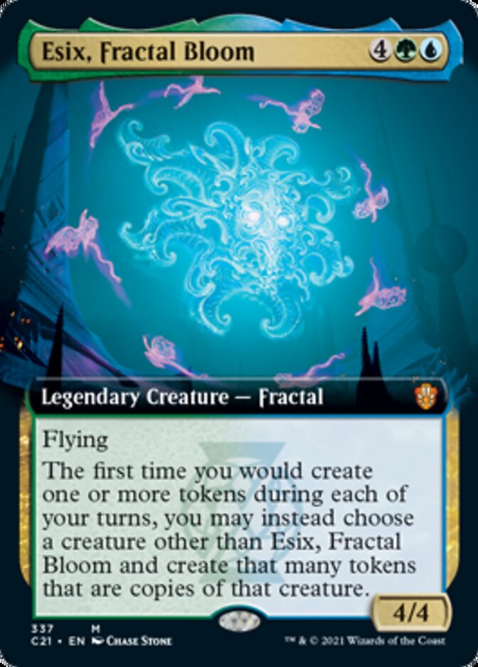 Esix, Fractal Bloom (Extended Art) [Commander 2021] | Game Master's Emporium (The New GME)