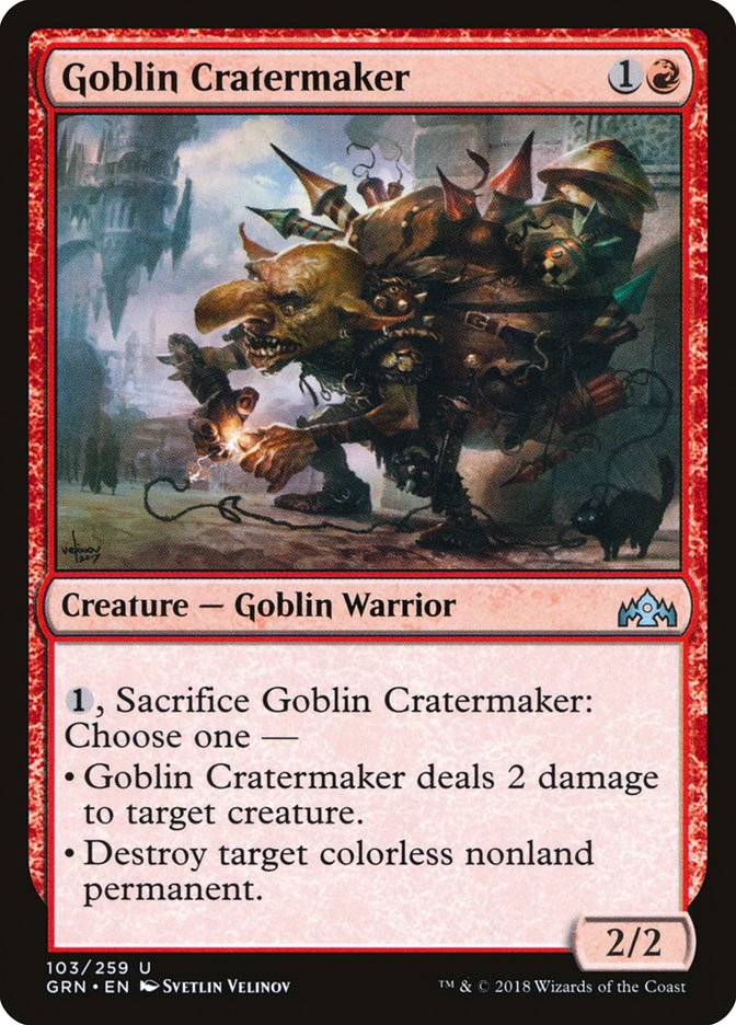Goblin Cratermaker [Guilds of Ravnica] | Game Master's Emporium (The New GME)