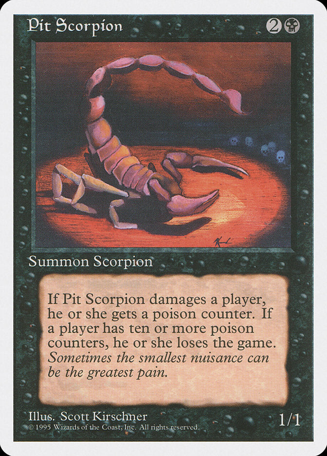 Pit Scorpion [Fourth Edition] | Game Master's Emporium (The New GME)