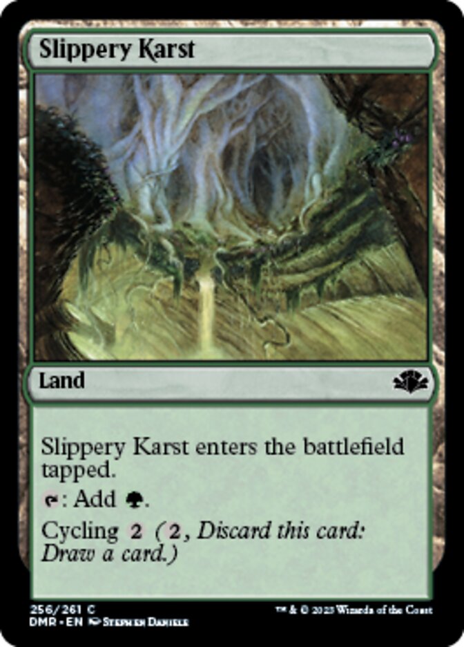 Slippery Karst [Dominaria Remastered] | Game Master's Emporium (The New GME)