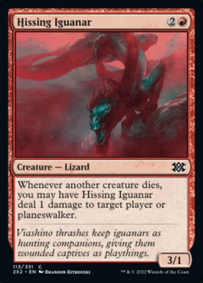 Hissing Iguanar [Double Masters 2022] | Game Master's Emporium (The New GME)