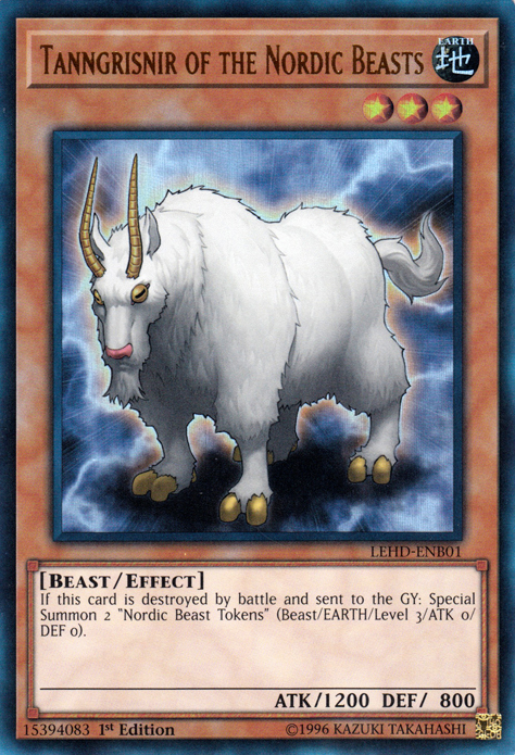 Tanngrisnir of the Nordic Beasts [LEHD-ENB01] Ultra Rare | Game Master's Emporium (The New GME)