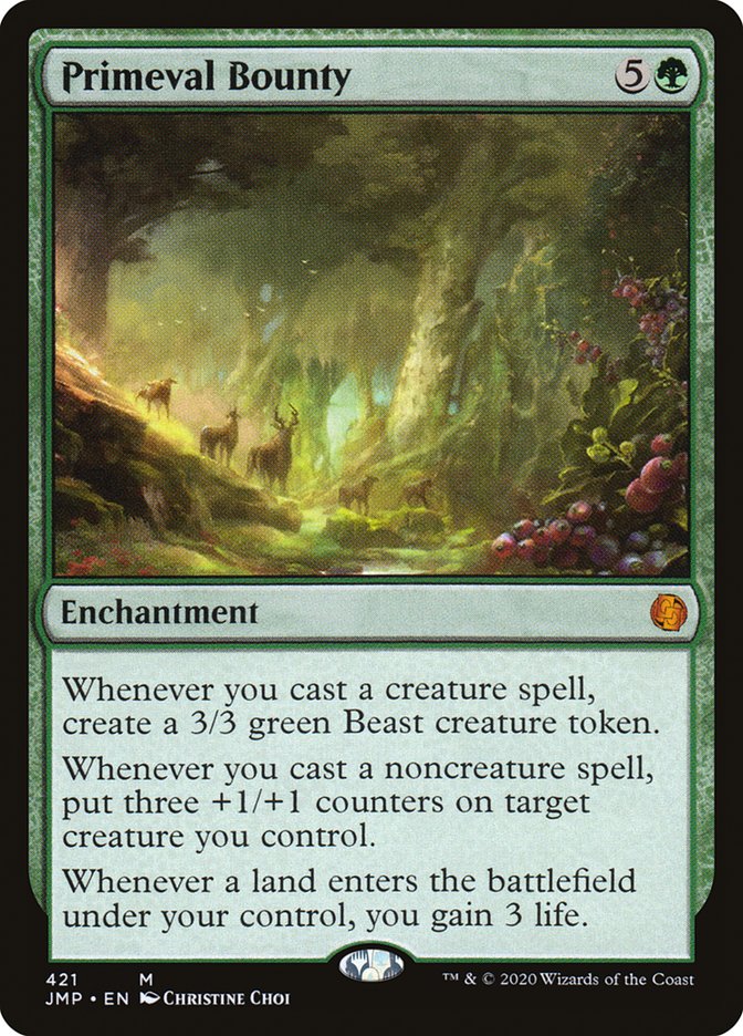 Primeval Bounty [Jumpstart] | Game Master's Emporium (The New GME)