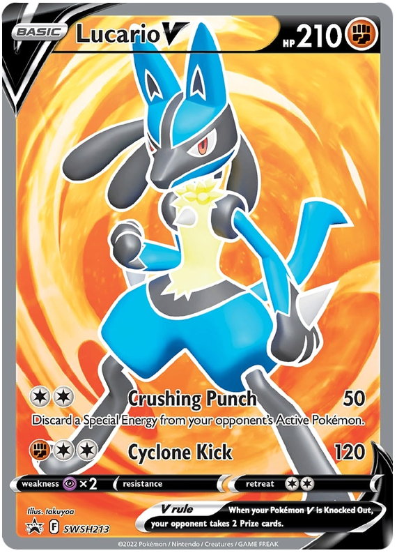 Lucario V (SWSH213) [Sword & Shield: Black Star Promos] | Game Master's Emporium (The New GME)