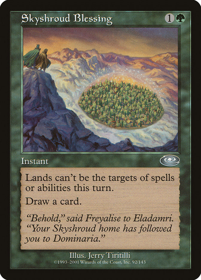Skyshroud Blessing [Planeshift] | Game Master's Emporium (The New GME)