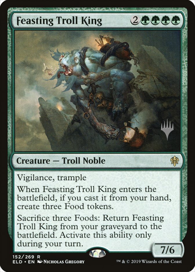 Feasting Troll King (Promo Pack) [Throne of Eldraine Promos] | Game Master's Emporium (The New GME)