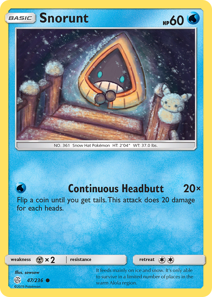 Snorunt (47/236) [Sun & Moon: Cosmic Eclipse] | Game Master's Emporium (The New GME)