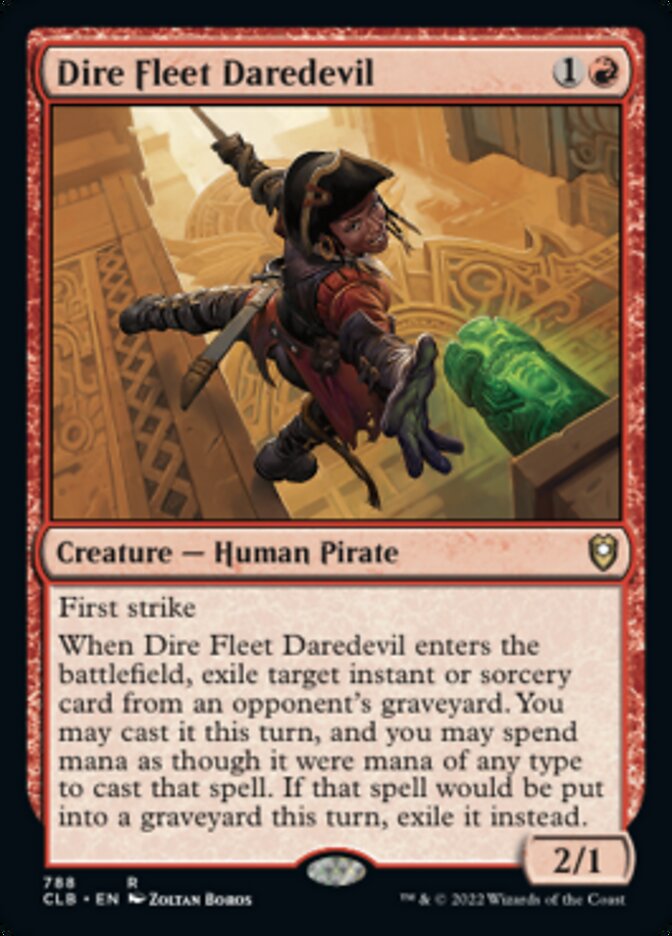 Dire Fleet Daredevil [Commander Legends: Battle for Baldur's Gate] | Game Master's Emporium (The New GME)