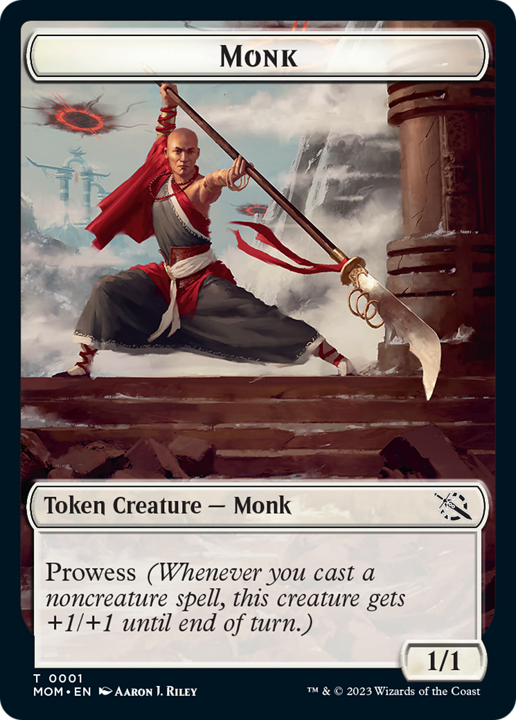 Monk Token [March of the Machine Tokens] | Game Master's Emporium (The New GME)