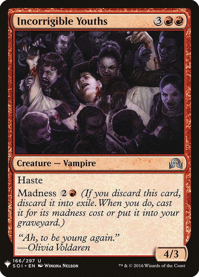 Incorrigible Youths [Mystery Booster] | Game Master's Emporium (The New GME)