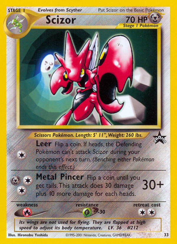 Scizor (33) [Wizards of the Coast: Black Star Promos] | Game Master's Emporium (The New GME)