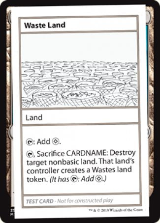 Waste Land (2021 Edition) [Mystery Booster Playtest Cards] | Game Master's Emporium (The New GME)